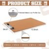 Clipboards, PANDRI 6 Pack Hardboard Office Clipboards, Low Profile Clip, Clip Boards 8.5x11 Standard Letter Size, Classroom Supplies, ECO Friendly