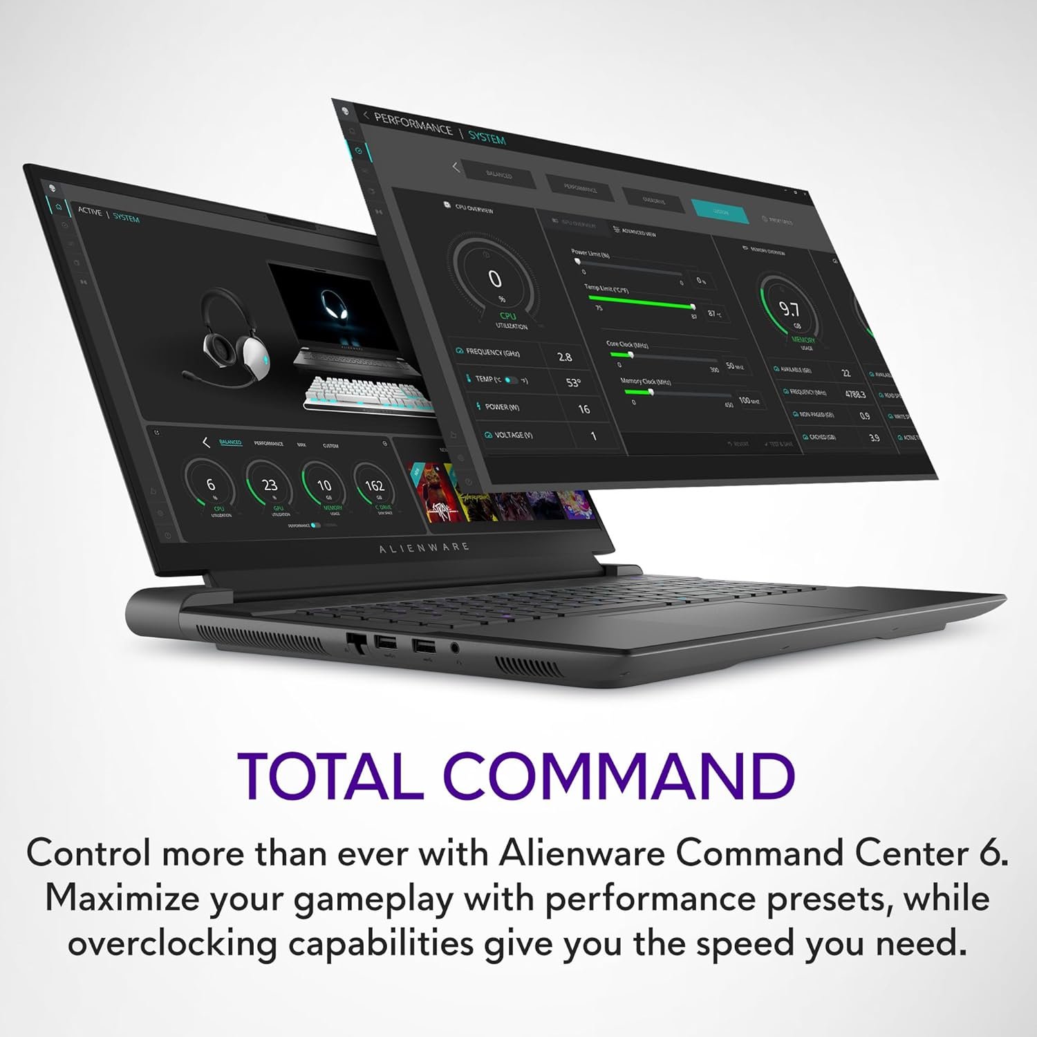 Alienware M18 R2 Gaming Laptop - 18 QHD+ 165Hz 3ms Display, Intel Core i9-14900HX, 32GB DDR5 RAM, 1TB SSD, NVIDIA GeForce RTX 4080 12 GB GDDR6, Windows 11 Home, Onsite Service - Dark Metallic Moon - Image 6