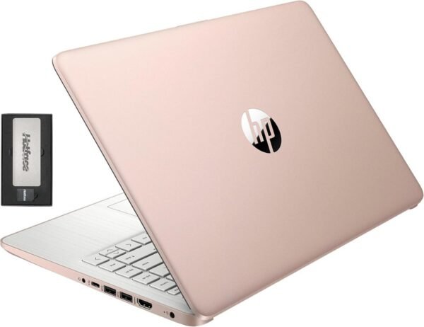 71wVOooh9pL._AC_SL1500_.jpg HP Stream 14" HD BrightView Laptop, Intel Celeron N4120, 16GB RAM, 416GB Storage (128GB eMMC + 288GB Docking Station Set), Intel UHD Graphics, 720p Camera, Wi-Fi, 1 Year Office 365, Win 11 S, Gold