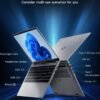 NIMO 15.6 IPS FHD-Student-Laptop, 16GB RAM 1TB SSD Backlit Keyboard Fingerprint Intel Pentium Quad-Core N100 (Beat to i3-1115G4, Up to 3.4GHz) Computer with WiFi 6 Numpad Win 11 Silver