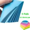 Sticky Notes 3x3 Inches,Bright Colors Self-Stick Pads, Easy to Post for Home, Office, Notebook, 82 Sheets/pad