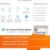 HP ENVY Inspire 7255e Wireless Color Thermal Inkjet Printer, Print, scan, copy, Easy setup,Mobile printing, Best-for-home, 3 month Instant Ink trial included