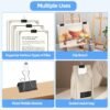 660 PCS Binder Clips Assorted Sizes Including X Large, Large, Medium, Small, X Small and Micro, Office Supplies File Clamps Paper Clips, 6 Sizes in 1 Pack, Metal Black Clamps for School, Home
