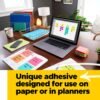 Post-it Mini Notes, 1 3/8 in. x 1 7/8 in., 24 Sticky Notes Pads, 100 Sheets per Pad, Poptimistic Collection, School Supplies and Oﬃce Products, The Original Post-it Note