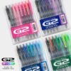 Pilot, G2 Premium Gel Roller Pens, G2 Boost Pink Pack, The Colors of Optimism, 8 Pack Pouch, Fine Point 0.7 mm, Assorted