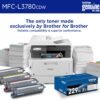 Brother MFC-L3780CDW Wireless Digital Color All-in-One Printer with Laser Quality Output, Single Pass Duplex Copy & Scan | Includes 4 Month Refresh Subscription Trial ¹ Amazon Dash Replenishment Ready
