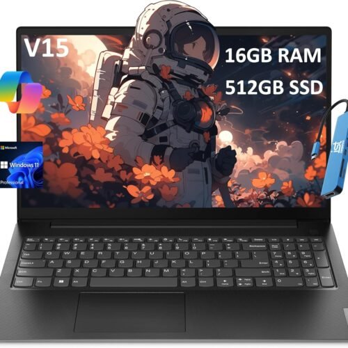 Lenovo V15 Gen 4 (15.6" FHD Anti-Glare, 13th Intel Core i5-13420H (Beat i7-1255U), 16GB RAM, 512GB SSD) for Business, Home, Military Grade, Ethernet, Webcam, IST Hub, Win 11 Pro w/AI Copilot, Black
