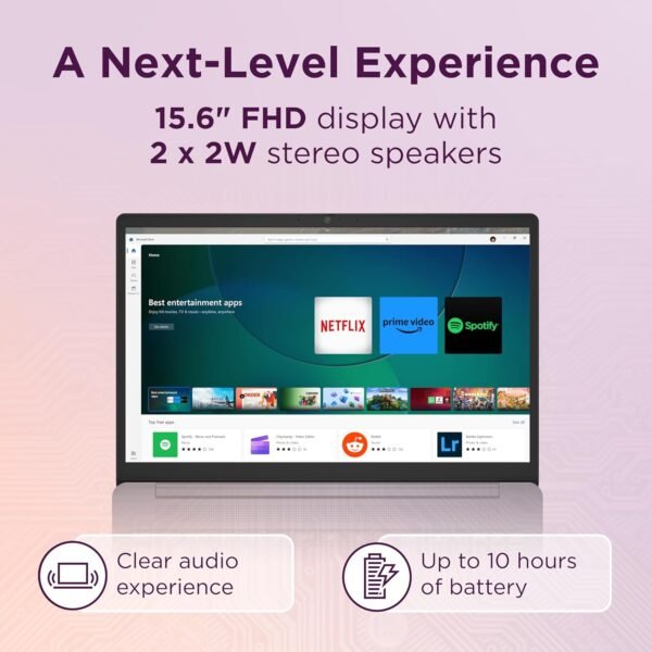81IR9ZadevL._AC_SL1500_.jpg Lenovo IdeaPad 3i Chromebook, 15.6” FHD Display, Intel Celeron N4500, 8GB RAM, 64GB eMMC, 1920x1080 px, 720p Camera, Chrome OS, Abyss Blue