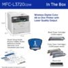 Brother Color Laser Printer All-in-One with Scanner, Copier and Fax - Professional Wireless Business Printer with Auto Duplex and 250-Sheet Capacity for Small Office (MFC-L3720CDW)