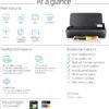 HP OfficeJet 250 All-in-One Portable Printer with Wireless & Mobile Printing, Works with Alexa (CZ992A) Black
