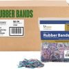 Upgrade Office Supply Rubber Bands, Assorted Size and Light Color, 1 lb, USA