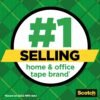 Scotch Magic Tape, Invisible, Home Office Supplies and Back to School Supplies for College and Classrooms, 4 Rolls with 4 Dispensers