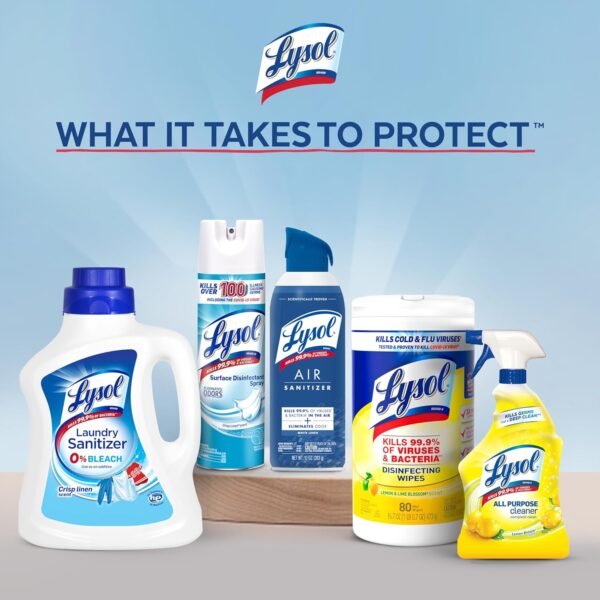 Lysol Disinfecting Wipes Bundle, Home Apartment Dorm Room Essentials and Cleaning Supplies, All Purpose Cleaner, Multi-surface Cleaning Wipes, Multi-Scent Sanitizing Wipes Bundle, 80 Count (4pk)