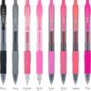 Pilot, G2 Premium Gel Roller Pens, G2 Boost Pink Pack, The Colors of Optimism, 8 Pack Pouch, Fine Point 0.7 mm, Assorted