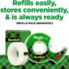 Scotch Magic Tape, 3 Dispensered Rolls, Numerous Applications, Invisible, Clear Tape Engineered for Repairing, 3/4 x 300 Inches