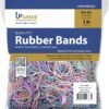 Upgrade Office Supply Rubber Bands, Assorted Size and Light Color, 1 lb, USA