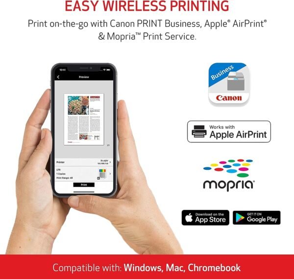 Canon Color imageCLASS MF753Cdw - Wireless Duplex Laser Printer, All-In-One with Scanner, Copier, Fax, Auto Document Feeder, Mobile Ready, 3 Year Limited Warranty, 35 PPM, White