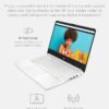 HP 14 Laptop, Intel Celeron N4020, 4 GB RAM, 64 GB Storage, 14-inch Micro-edge HD Display, Windows 11 Home, Thin & Portable, 4K Graphics, One Year of Microsoft 365 (14-dq0040nr, Snowflake White)