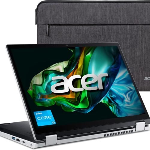 Acer Aspire 3 Spin 14 Convertible Laptop | 14" 1920 x 1200 IPS Touch Display | Intel Core i3-N305 | Intel UHD Graphics | 8GB LPDDR5 | 128GB SSD | Wi-Fi 6 | Windows 11 Home in S mode | A3SP14-31PT-37NV