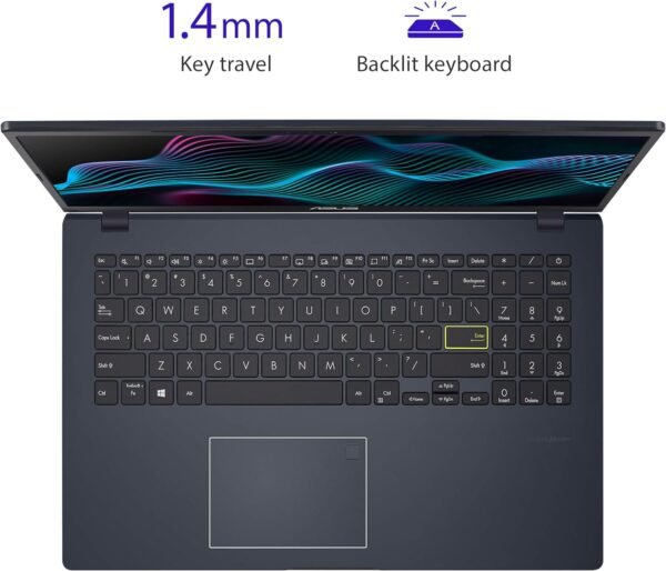 ASUS Laptop L510 Ultra Thin Laptop, 15.6” FHD Display, Intel Celeron N4020 Processor, 4GB RAM, 128GB Storage, Windows 10 Home in S Mode, 1 Year Microsoft 365, Star Black, L510MA-DS04