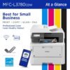 Brother MFC-L3780CDW Wireless Digital Color All-in-One Printer with Laser Quality Output, Single Pass Duplex Copy & Scan | Includes 4 Month Refresh Subscription Trial ¹ Amazon Dash Replenishment Ready