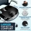 ComfiLife Premium Gel & Memory Foam Seat Cushion – Doctor Recommended Office Chair Cushion, Car Seat Cushion – Chair Cushions for Back & Sciatica Pain Relief – Seat Cushions for Office & Desk (Black)