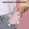 ORGSTA S001 Label Maker Machine with Tape, Portable Bluetooth Label Maker for Home and Office Organization, Thermal Label Printer Mini Label Maker with Multiple Templates, Pink