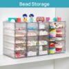Vtopmart Acrylic Organizer with 16 Drawers (4 Set),Clear Storage Drawers for Office Supplies,Desk Organization and Storage for Makeup,Jewelry,Art Crafts
