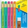 Paper Mate Handwriting Triangular Mechanical Pencil Set with Lead & Eraser Refills 1.3mm School Supplies Office Supplies Sketching Pencils Drafting Pencil Fun Barrel Colors 8 Count