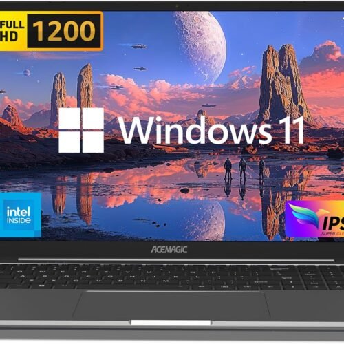 ACEMAGIC 2025 Laptop with Windows 11, 16GB DDR4 RAM 512GB M.2 2280 SSD,Intel N N97 Quad-Core Processor, 16" FHD IPS Display, Long Battery Life, Portable Laptops Computer for Office Student Business