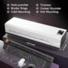 A3 Laminator Machine,13 Inch 9-in-1 Laminating Machine with Laminating Sheets,Thermal Laminator Hot & Cold with Fast Warm Technology for Home,Office or School Supplies,White