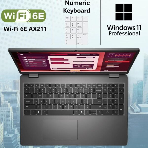 Dell Latitude 3550 Business Laptop Computer, 32GB DDR5 RAM, 1TB PCIe SSD, 13th Gen Intel 10-Core i5-1335U (Beat i7-1255U), 15.6" FHD, WiFi 6E, Bluetooth 5.3, USB4 Type-C, Windows 11 Pro