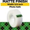 Scotch Magic Tape, Invisible, Home Office Supplies and Back to School Supplies for College and Classrooms, 12 Rolls