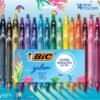 BIC Gelocity Quick Dry Ocean Themed Gel Pens, Medium Point (0.7mm), 16-Count Gel Pen Set, Colored Gel Pens for Note Taking and Journaling