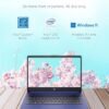 HP 14 Laptop, Intel Celeron N4020, 4 GB RAM, 64 GB Storage, 14-inch HD Touchscreen, Windows 11 Home, Thin & Portable, 4K Graphics, One Year of Microsoft 365 (14-dq0050nr, Indigo Blue)