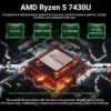 HP 2025 17 Inch Laptop Computer, 17.3 IPS FHD Business Laptop PC, AMD Ryzen 5 6-Core, 64GB RAM 2.5TB Storage (2TB SSD+512GB Docking Set), Windows 11 Pro Lifetime Office, 10-Key Number Pad