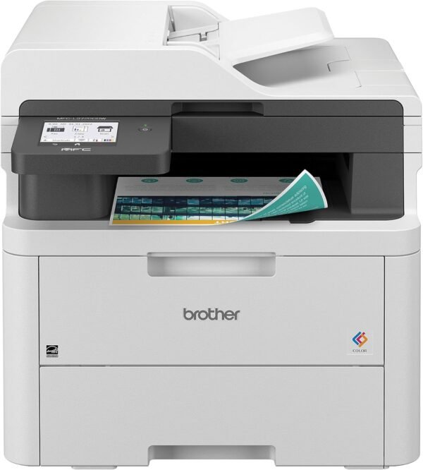 Brother Color Laser Printer All-in-One with Scanner, Copier and Fax - Professional Wireless Business Printer with Auto Duplex and 250-Sheet Capacity for Small Office (MFC-L3720CDW)