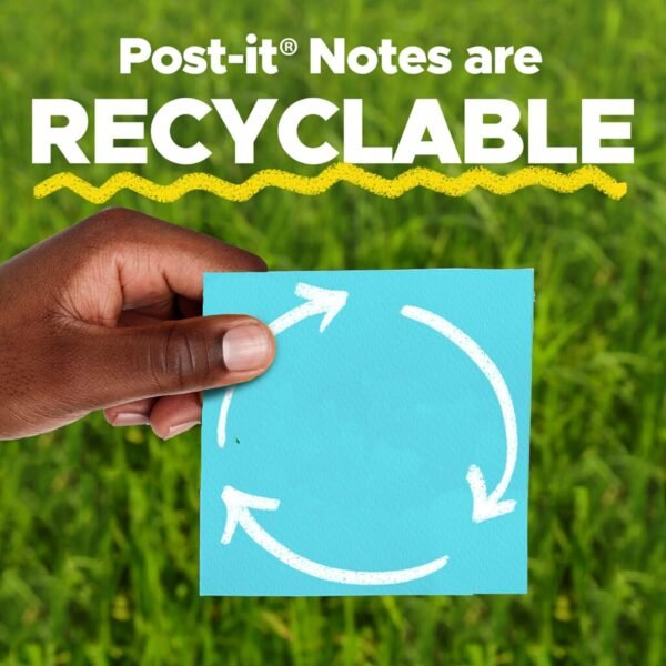 Post-it Mini Notes, 1 3/8 in. x 1 7/8 in., 24 Sticky Notes Pads, 100 Sheets per Pad, Poptimistic Collection, School Supplies and Oﬃce Products, The Original Post-it Note