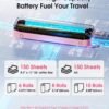 Phomemo Portable Printers Wireless for Travel,M832 Thermal Inkless Bluetooth Mobile Printer Support 8.5'' x 11'' US Letter,Compatible with Phone & Laptop for Home,Office,Travel,with 1 Case