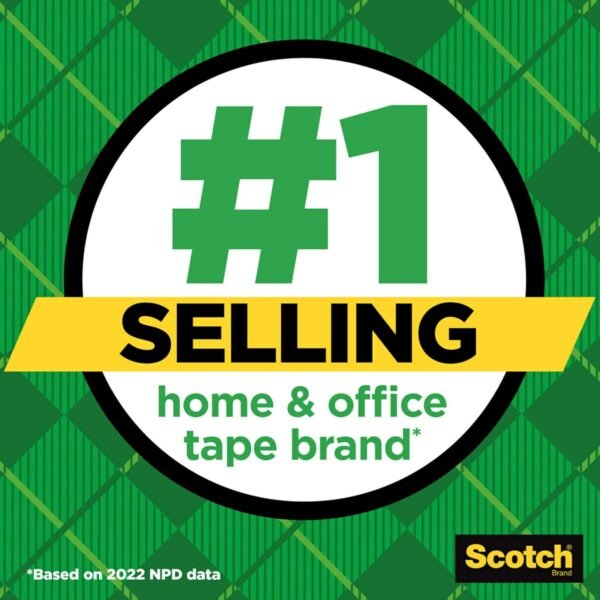 Scotch Magic Tape, 3 Dispensered Rolls, Numerous Applications, Invisible, Clear Tape Engineered for Repairing, 3/4 x 300 Inches