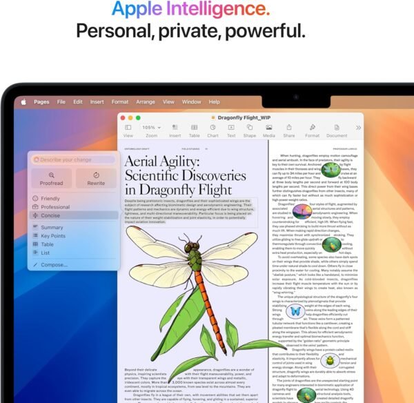 81sCk7g0iLL._AC_SL1500_.jpg Apple 2025 MacBook Air 13-inch Laptop with M4 chip Built for Apple Intelligence, 13.6-inch Liquid Retina Display, 16GB Unified Memory, 256GB SSD Storage, 12MP Center Stage Camera, Touch ID; Midnight
