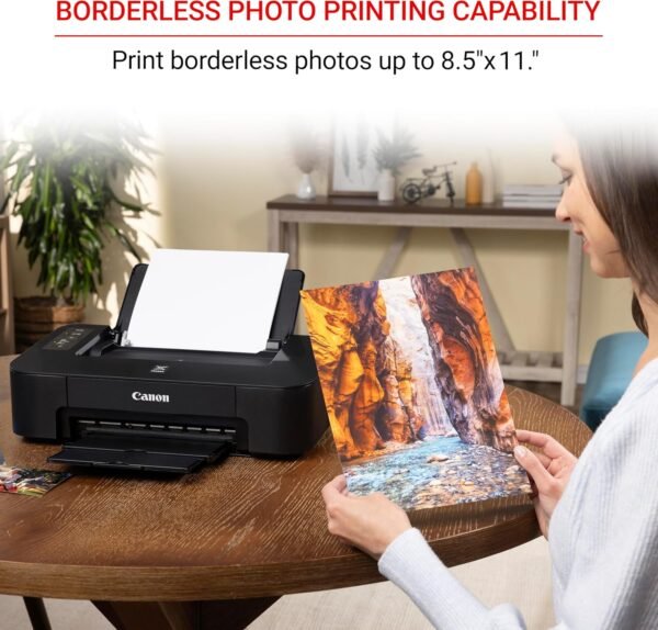 Canon TS202 Inkjet Photo Printer, Black (USB Required, not Included)