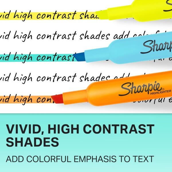 Sharpie Tank Style Highlighters Chisel Tip Fluorescent Highlighter Marker Set Office And Teacher Supplies Assorted 12 Count