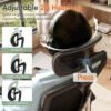 GABRYLLY Ergonomic Office Chair, High Back Home Desk Chair with Headrest, Flip-Up Arms, 90-120° Tilt Lock and Wide Cushion, Big and Tall Mesh Chairs for Man Woman, Black Task Chair