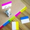 500 Pieces Tabs 2 Inch Sticky Index Tabs, Writable and Repositionable File Tabs Flags Colored Page Markers Labels for Reading Notes, Books and Classify Files, 21 Sets 10 Colors (Index Tabs)