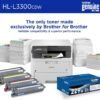 Brother HL-L3300CDW Wireless Digital Color Multi-Function Printer with Laser Quality Output, Copy & Scan, Duplex, Mobile | Includes 4 Month Refresh Subscription Trial ¹ Amazon Dash Replenishment Ready