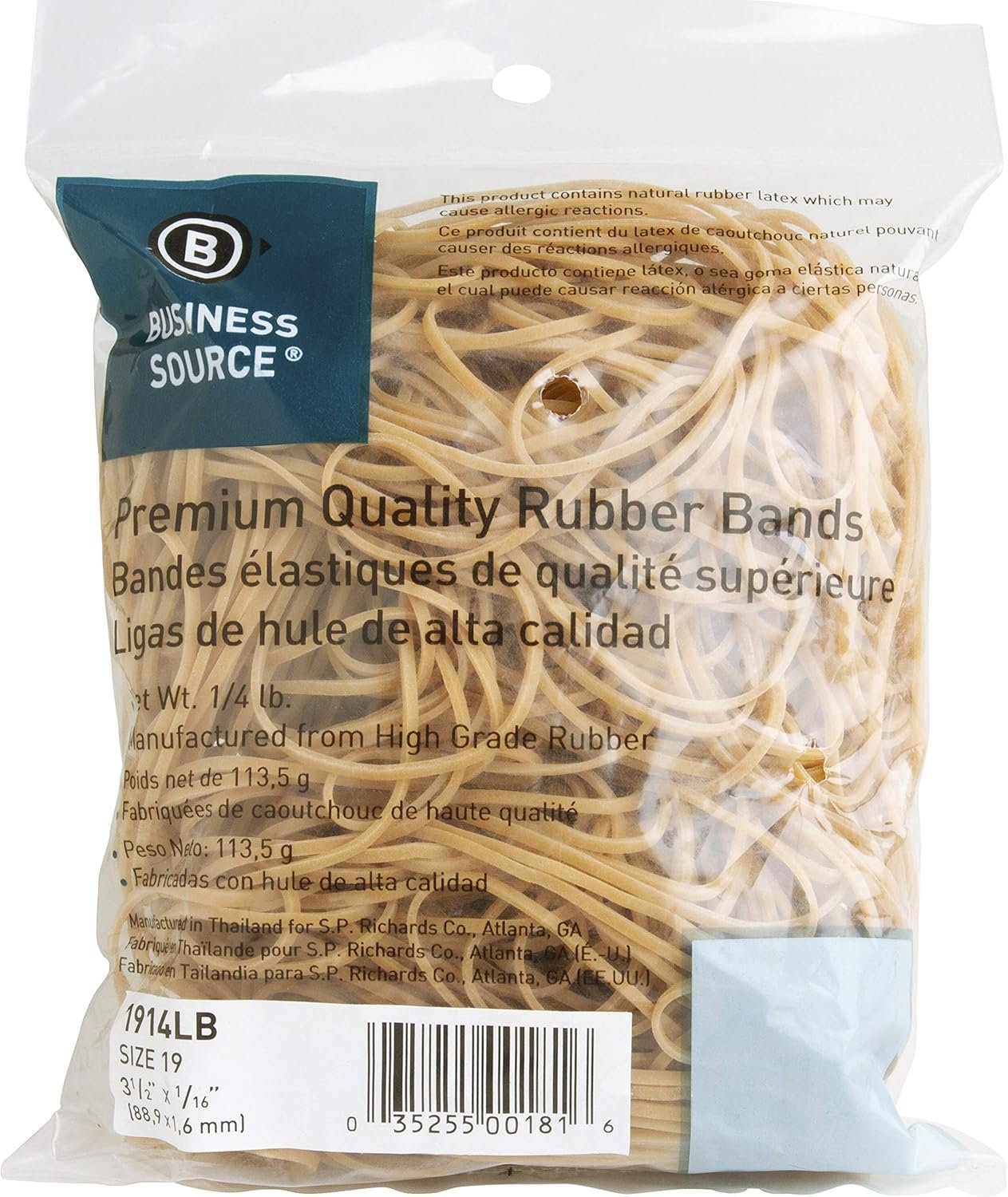 Business Source Rubber Band, Natural (1914LB) - Image 4