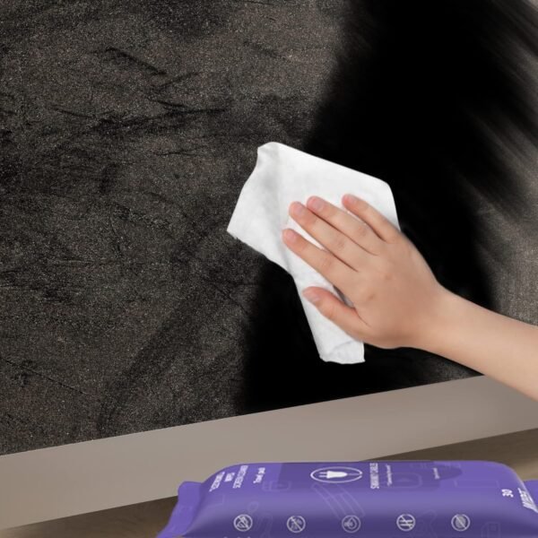 Screen Cleaner Wipes Electronic Wipes for Screens - Computer Screen Wipes for Lens, Phone, Tv Screen and Monitor Cleaning - Tech Wipes & Microfiber Cloth (Soft Wipes, 30 Count)
