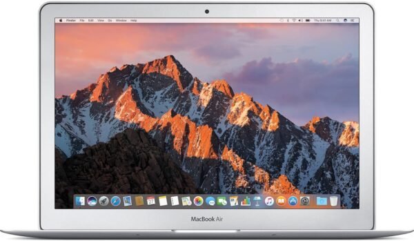 91wYB53Y4aL._AC_SL1500_.jpg Apple Macbook Air 2017 with 1.8GHz Intel Core i5 (13-inch, 8GB RAM, 128GB SSD Storage) (QWERTY English) Silver (Renewed)
