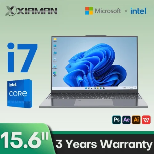 15.6 inch Intel Core i7 6500U Windows 11 Pro Laptop Computer 16GB DDR4 512GB 1TB SSD Portable Notebook PC Gamer Gaming Laptops